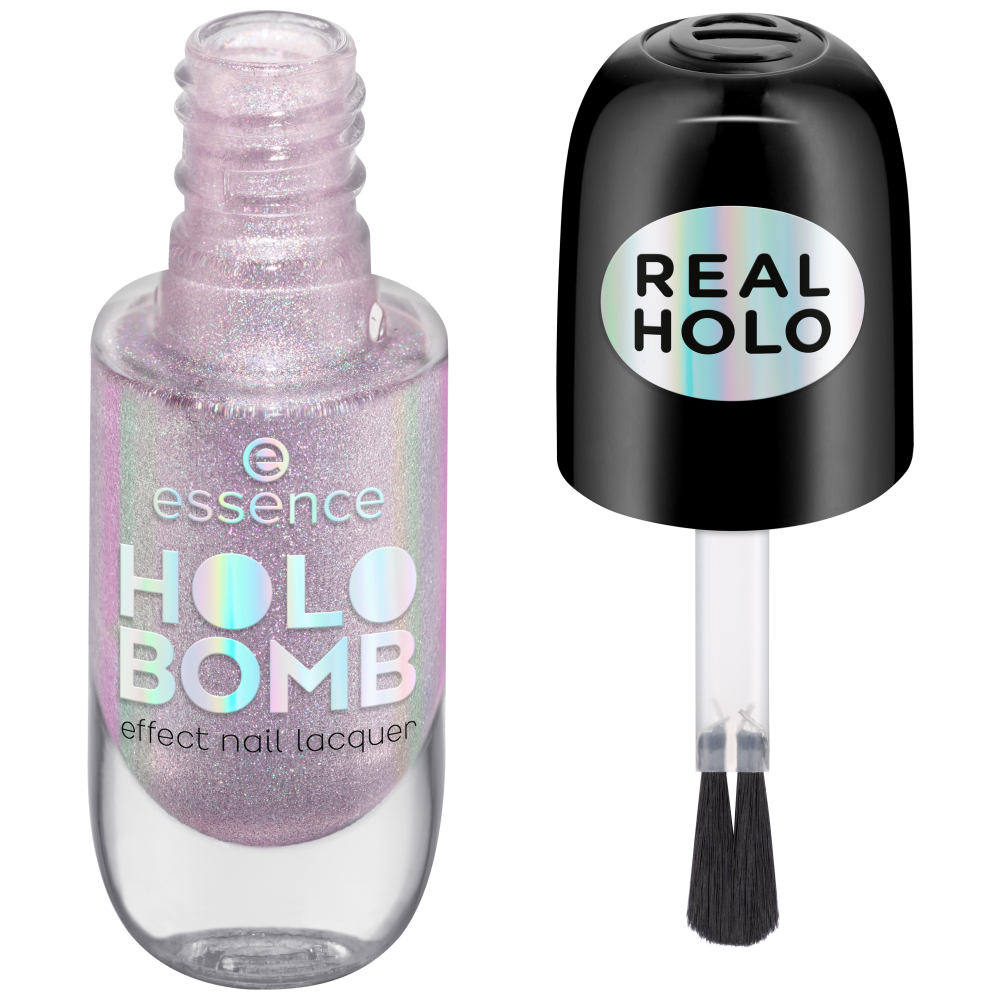 Bild: essence Nagellack Holo Bomb Effect holo me tight