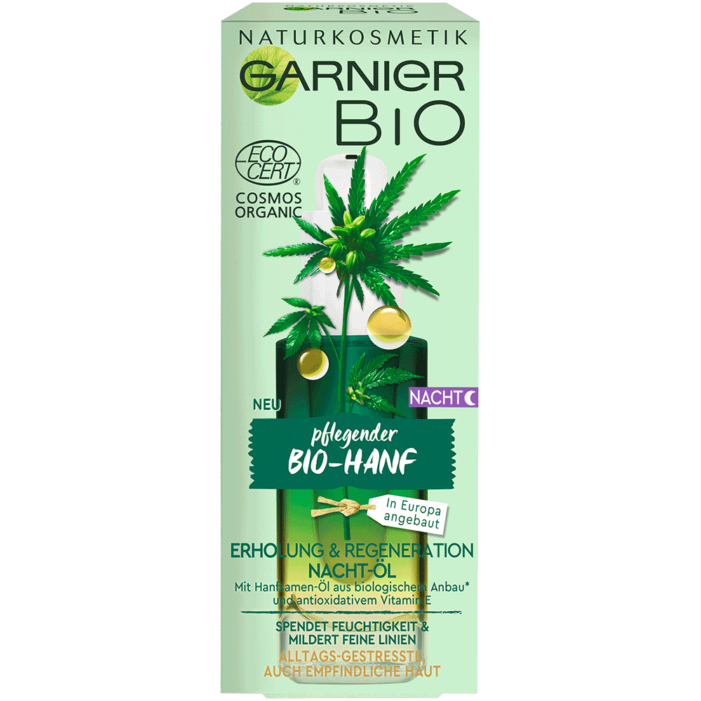 Bild: GARNIER BIO Nachtöl Hanf 