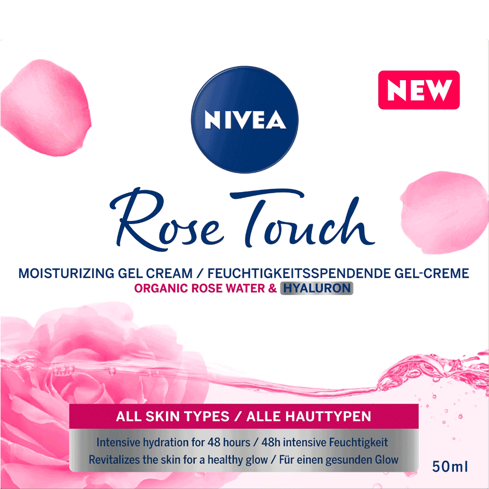 Bild: NIVEA Rose Touch Feuchtigkeitsspendende Gel-Creme 