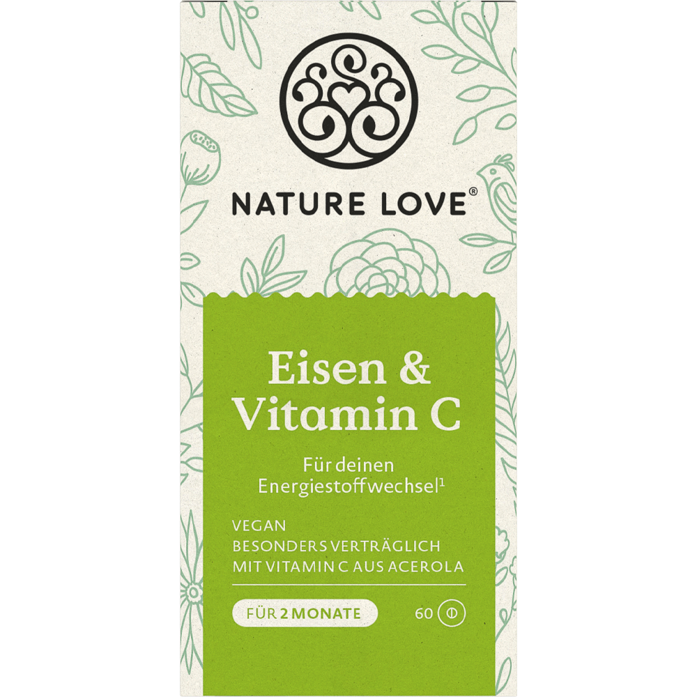 Bild: NATURE LOVE Eisen & Vitamin C 