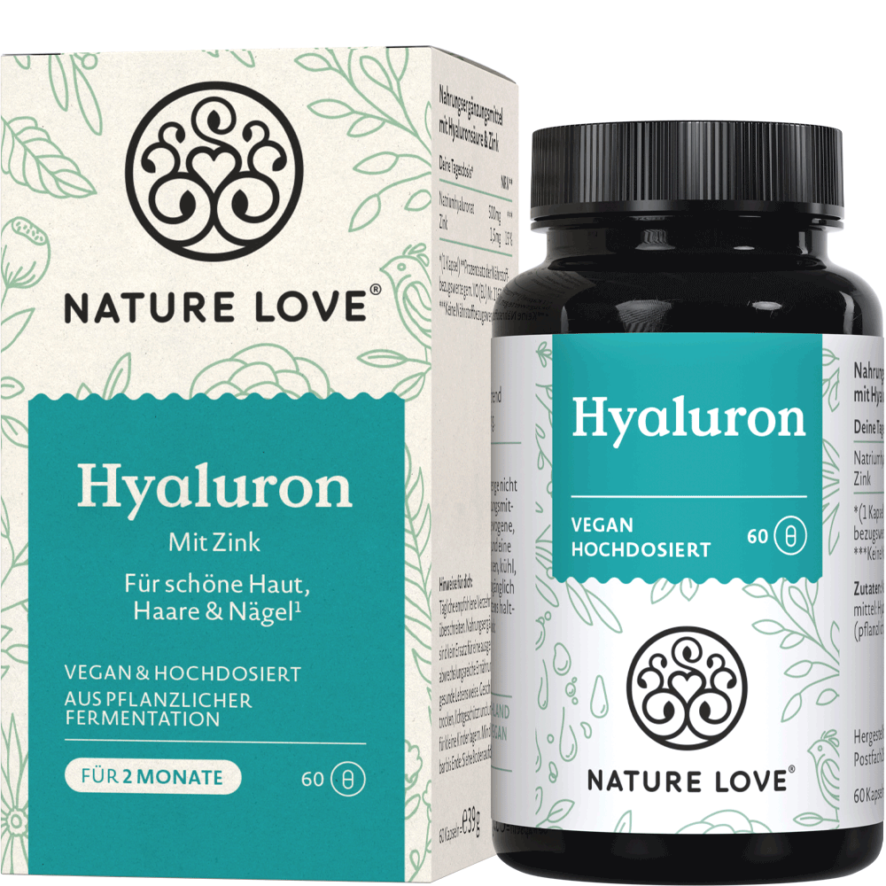 Bild: NATURE LOVE Hyaluron mit Zink 