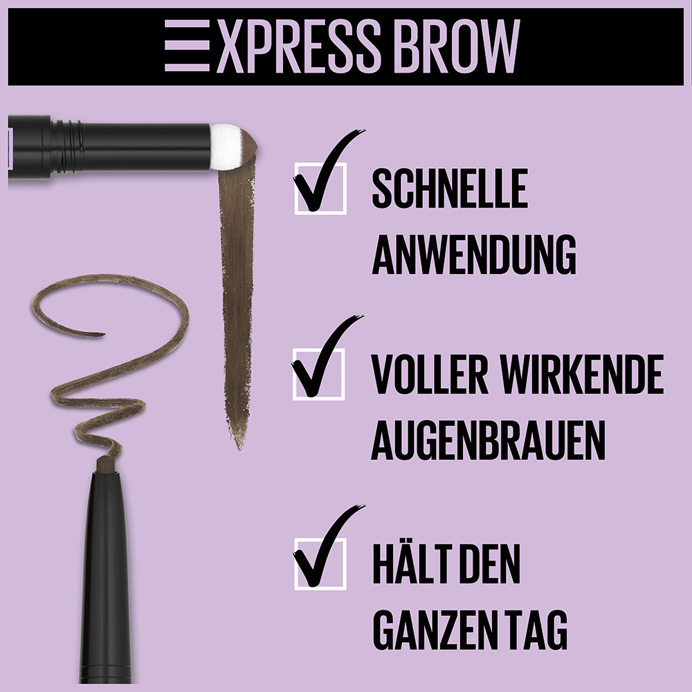 Bild: MAYBELLINE Express Brow Satin Duo Augenbrauenstift und -puder light blonde