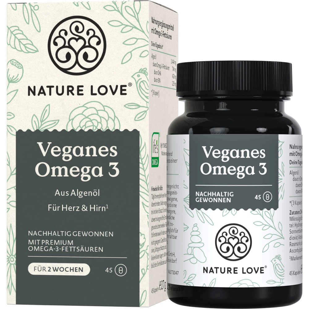 Bild: NATURE LOVE Veganes Omega 3 