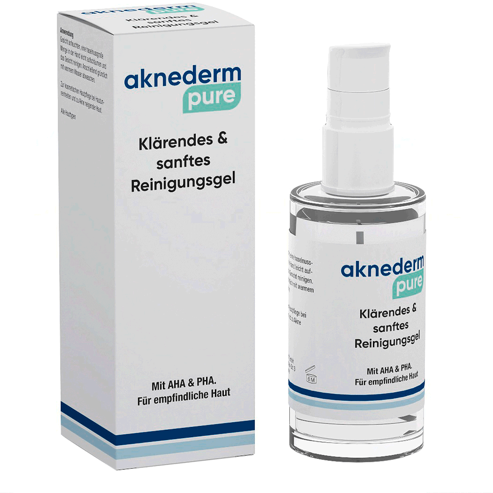 Bild: Aknederm pure Reinigungsgel klärend & sanft 