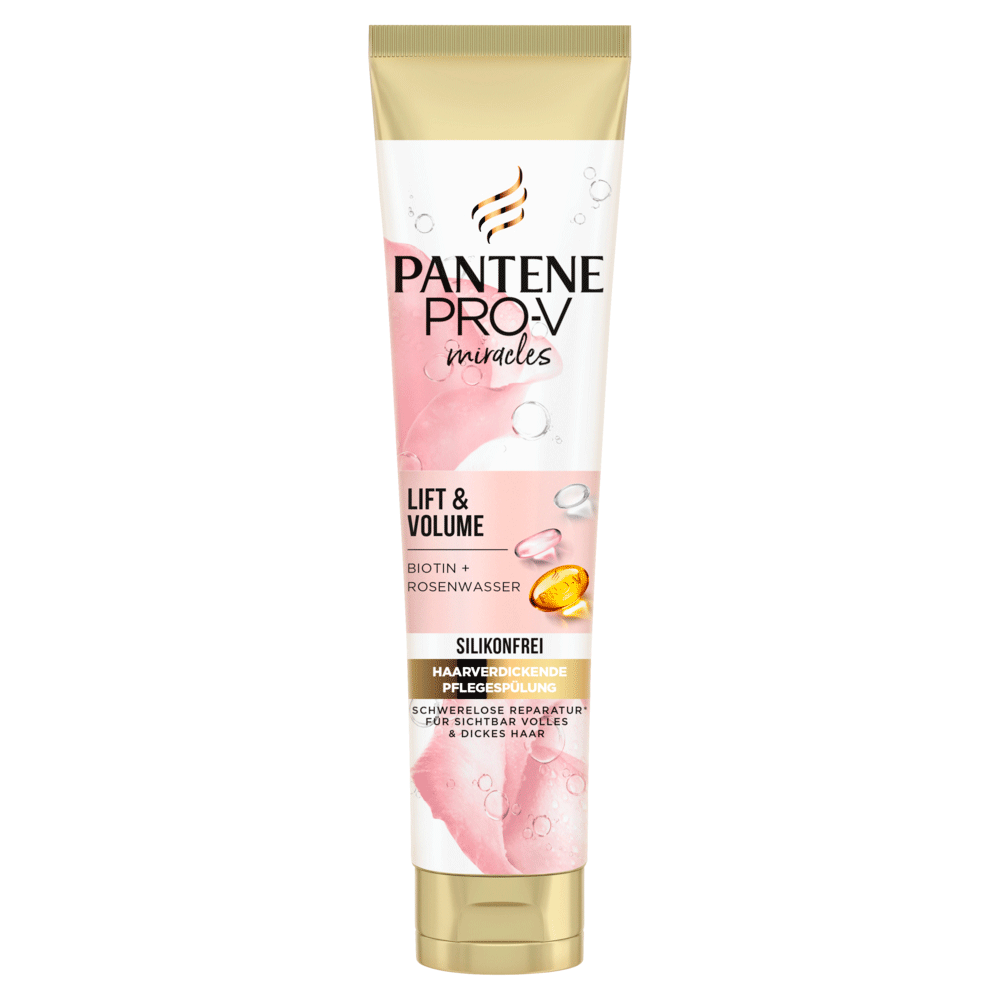 Bild: PANTENE PRO-V Lift & Volume Pflegespülung Mit Biotin + Rosenwasser 