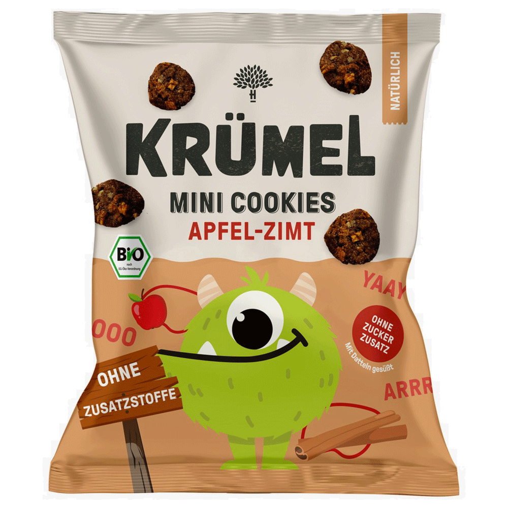 Bild: Krümel Mini Cookies Apfel-Zimt 