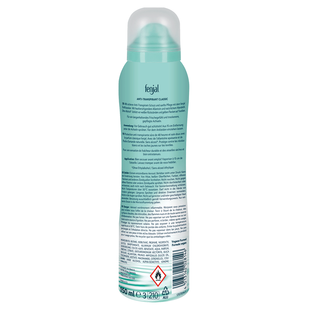 Bild: Fenjal Deo Spray Anti Transpirant Classic 