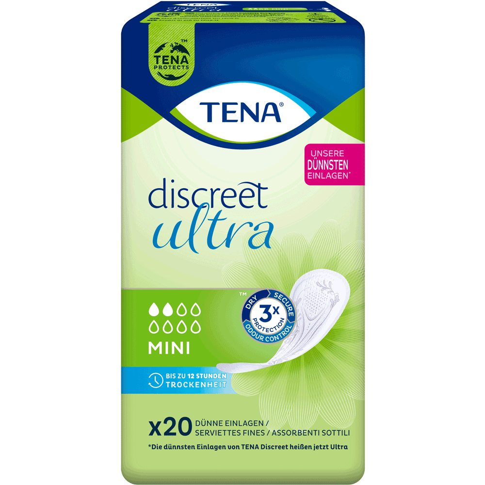 Bild: TENA Discreet Einlagen Ultra Mini 