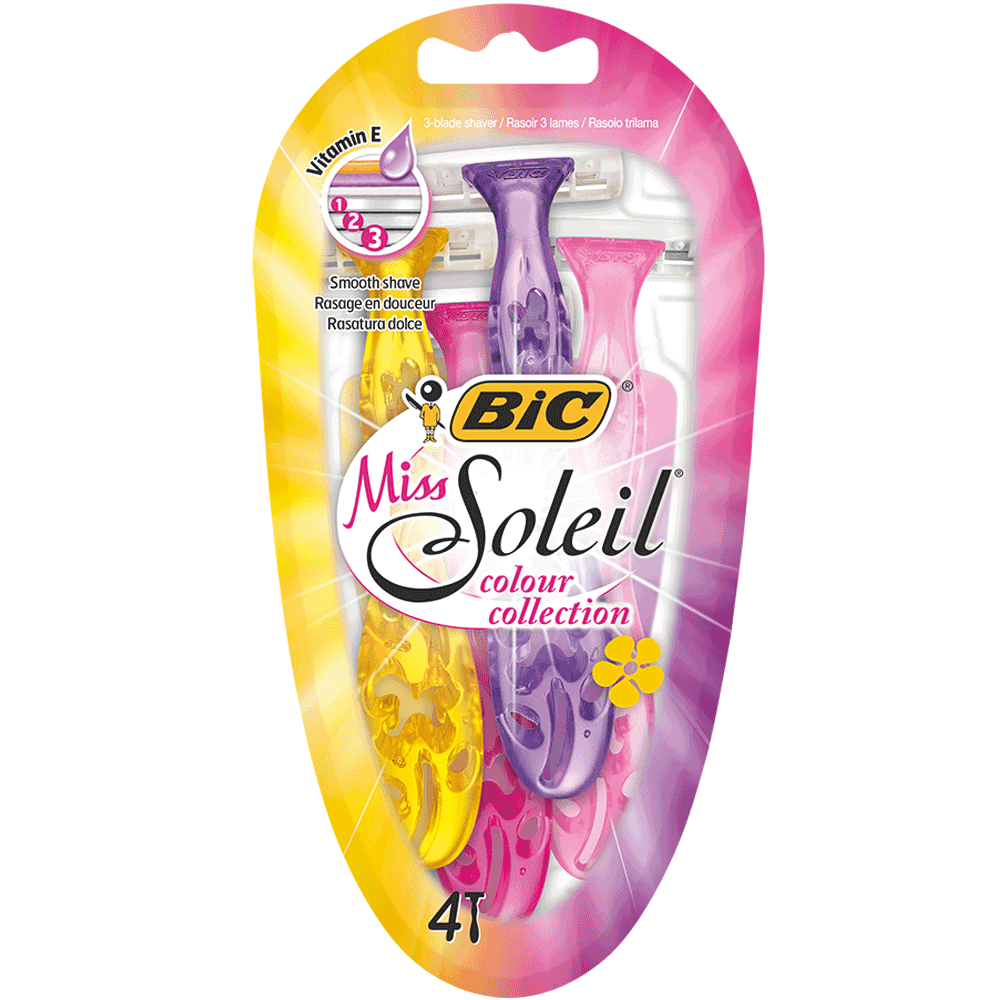 Bild: BIC Rasierer Miss Soleil Colour Collection 