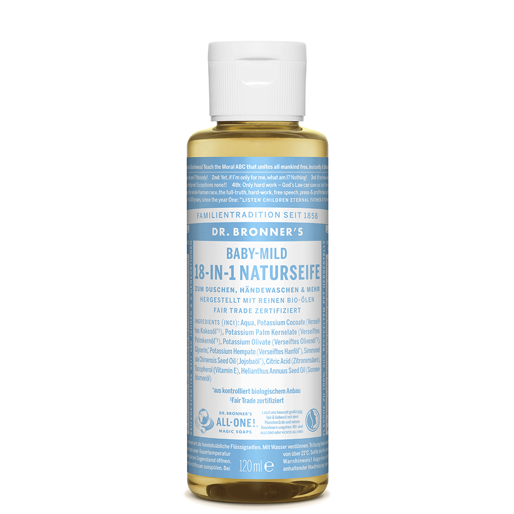 Bild: Dr. Bronner's 18-in-1 Naturseife Babymild 120ml