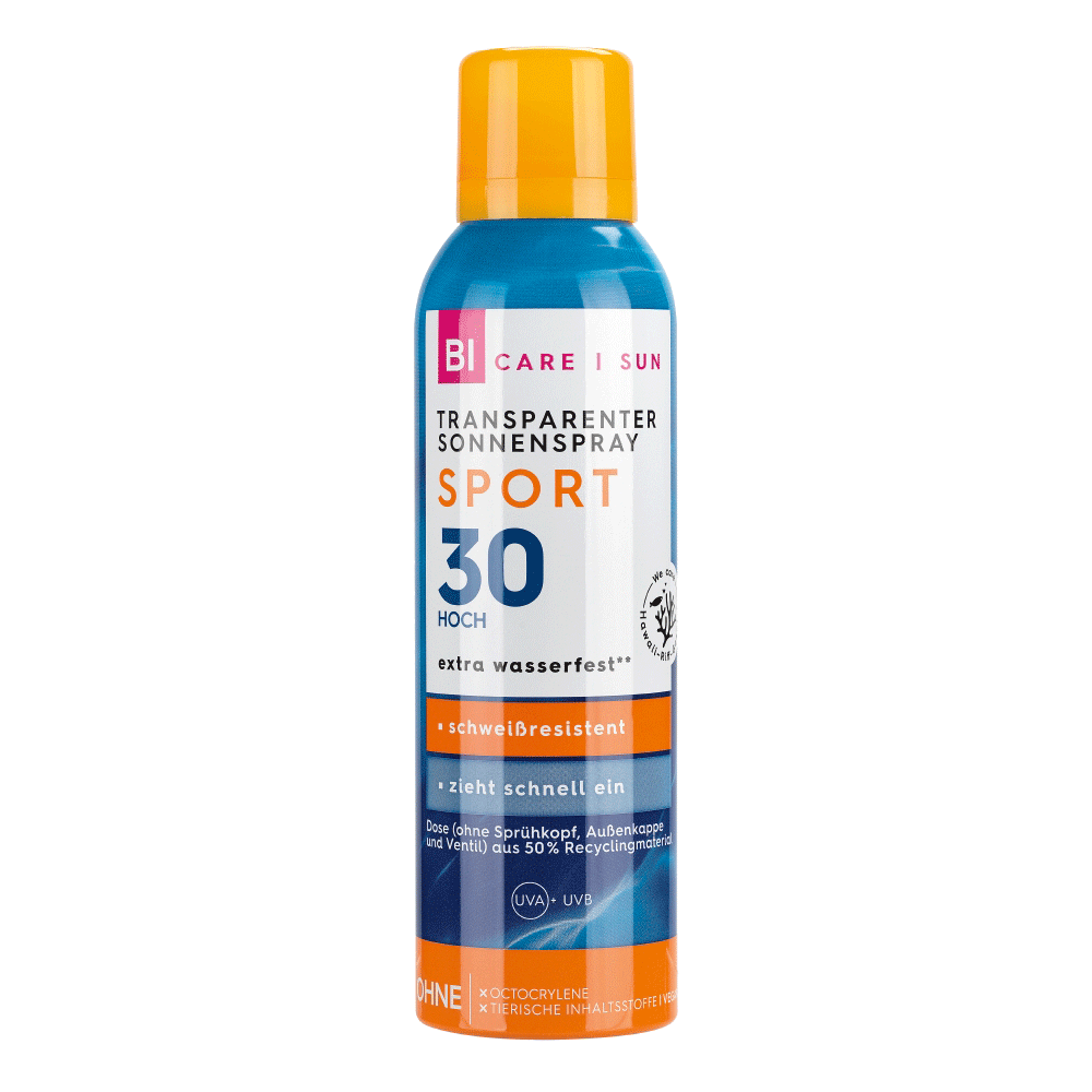 Bild: BI CARE SUN Transparenter Sonnenspray Sport LSF 30 