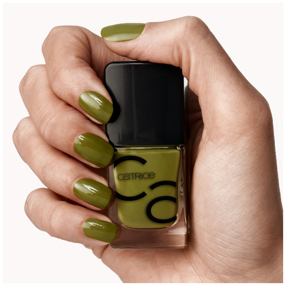 Bild: Catrice ICONAILS Gel Lacquer Nagellack Underneath The Olive Tree