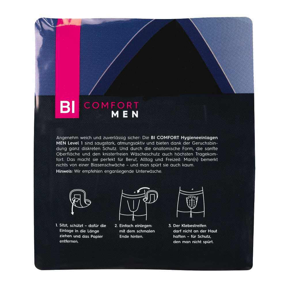 Bild: BI COMFORT Hygieneeinlagen Men Level 1 