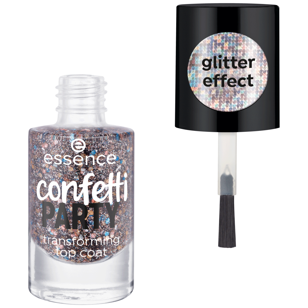 Bild: essence Confetti Party Transforming Top Coat 