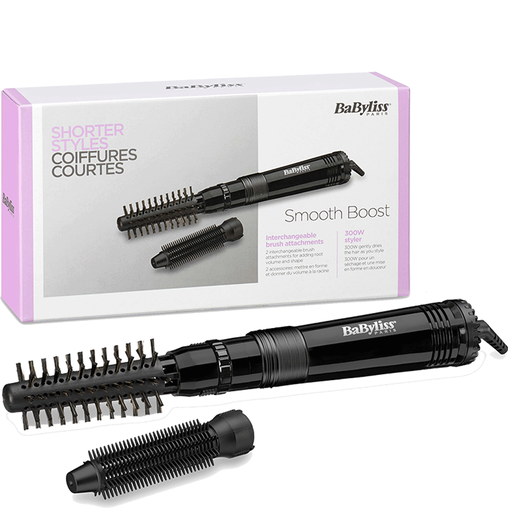 Bild: Babyliss Shorter Styles Warmluftbürste Smooth Boost 668E 