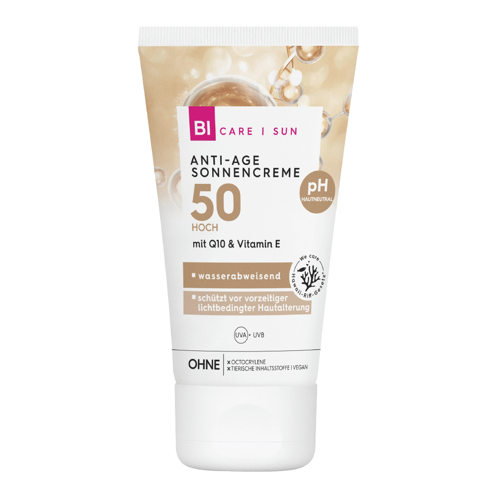 Bild: BI CARE SUN Anti Age Sonnencreme Q10 LSF 50+ 