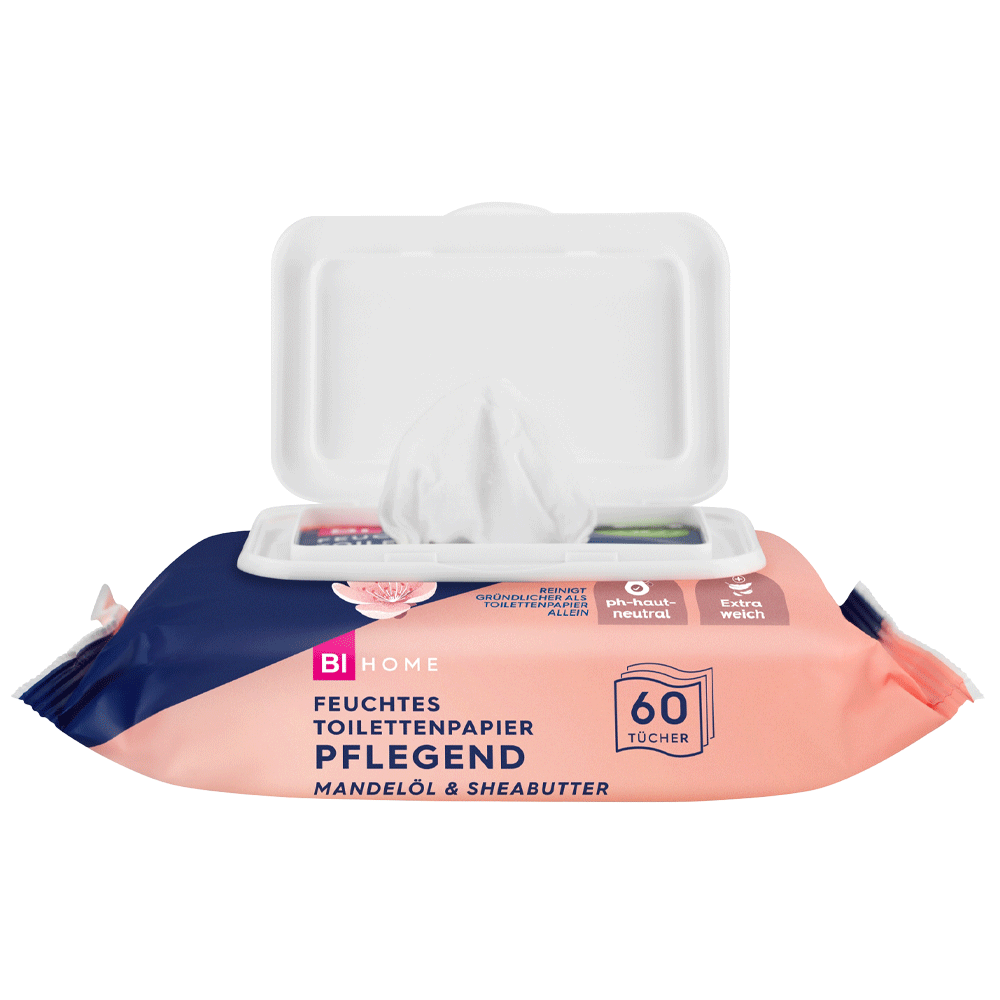 Bild: BI HOME Feuchtes Toilettenpapier Pflegend 