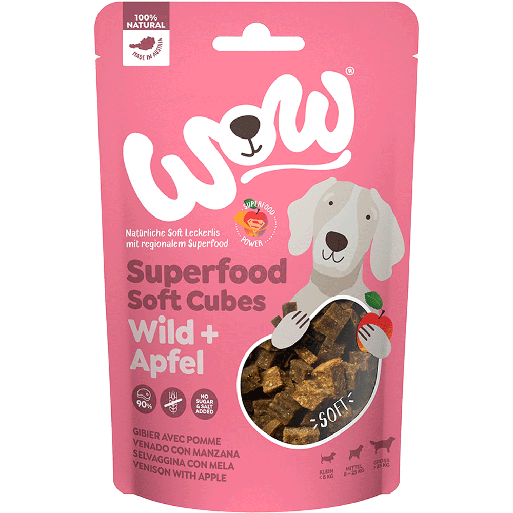 Bild: WOW Superfood Soft Cubes Wild + Apfel 