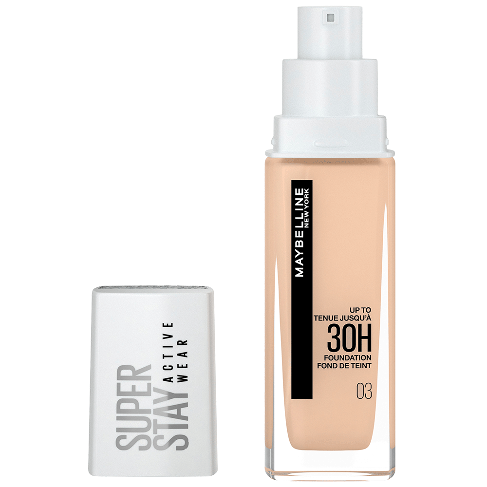 Bild: MAYBELLINE Superstay 30H Active Wear Foundation 03 true ivory