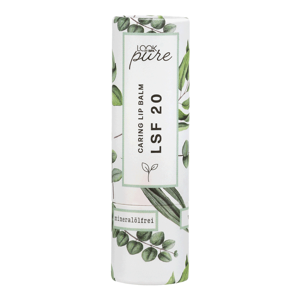 Bild: LOOK BY BIPA pure Caring Lip Balm LSF 20 