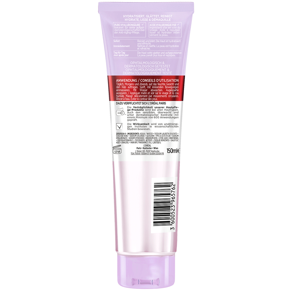 Bild: L'ORÉAL PARIS Revitalift Filler Waschgel 