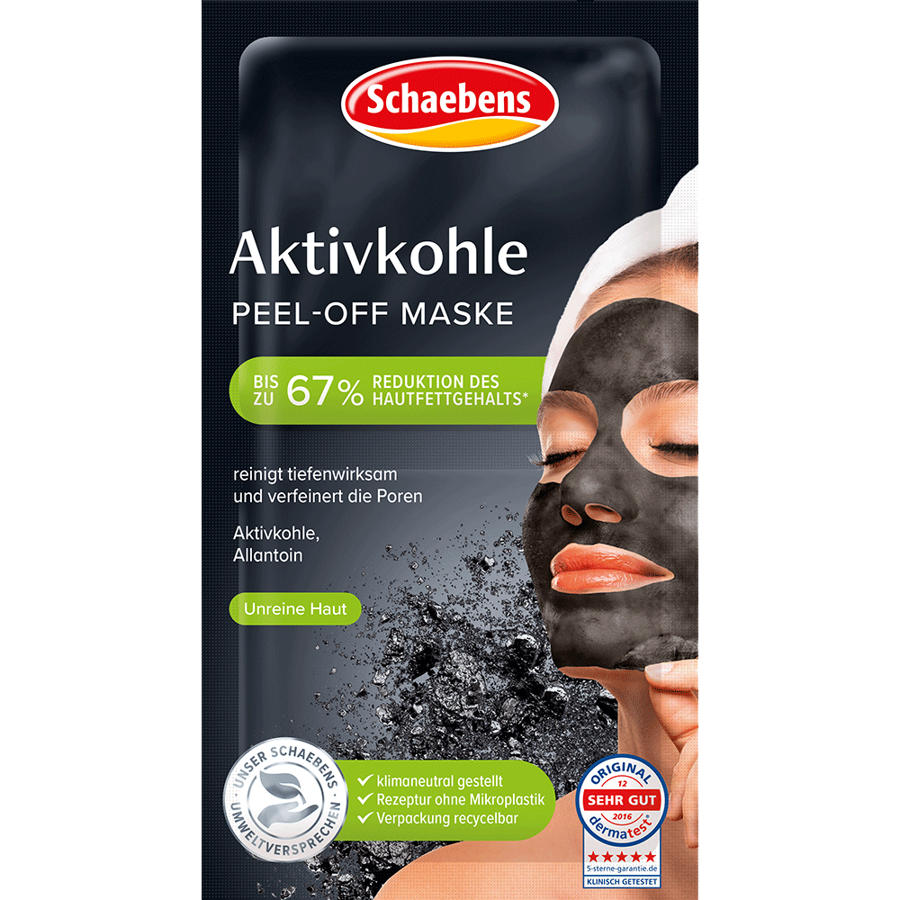 Bild: Schaebens Aktivkohle Peel Off Maske 