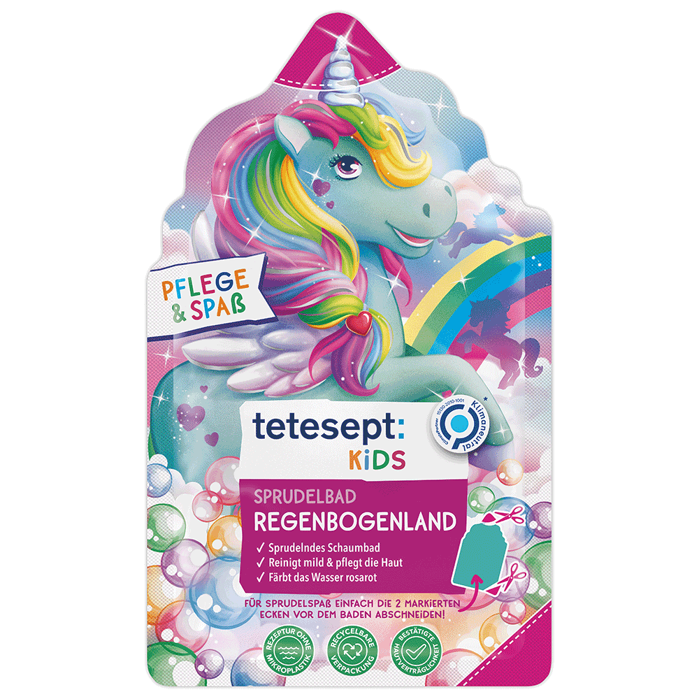 Bild: tetesept: Kids Sprudelbad Regenbogenland 