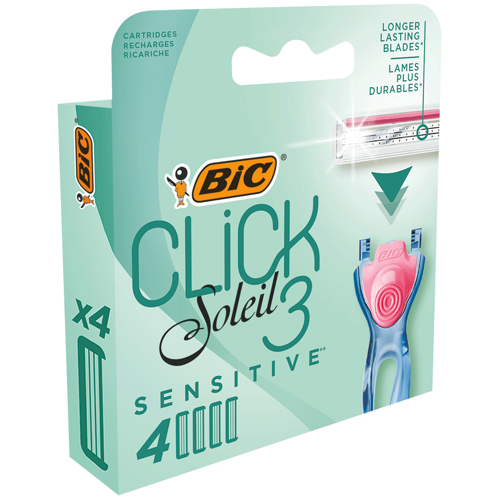 Bild: BIC Soleil Click 3 Sensitive Klingen 