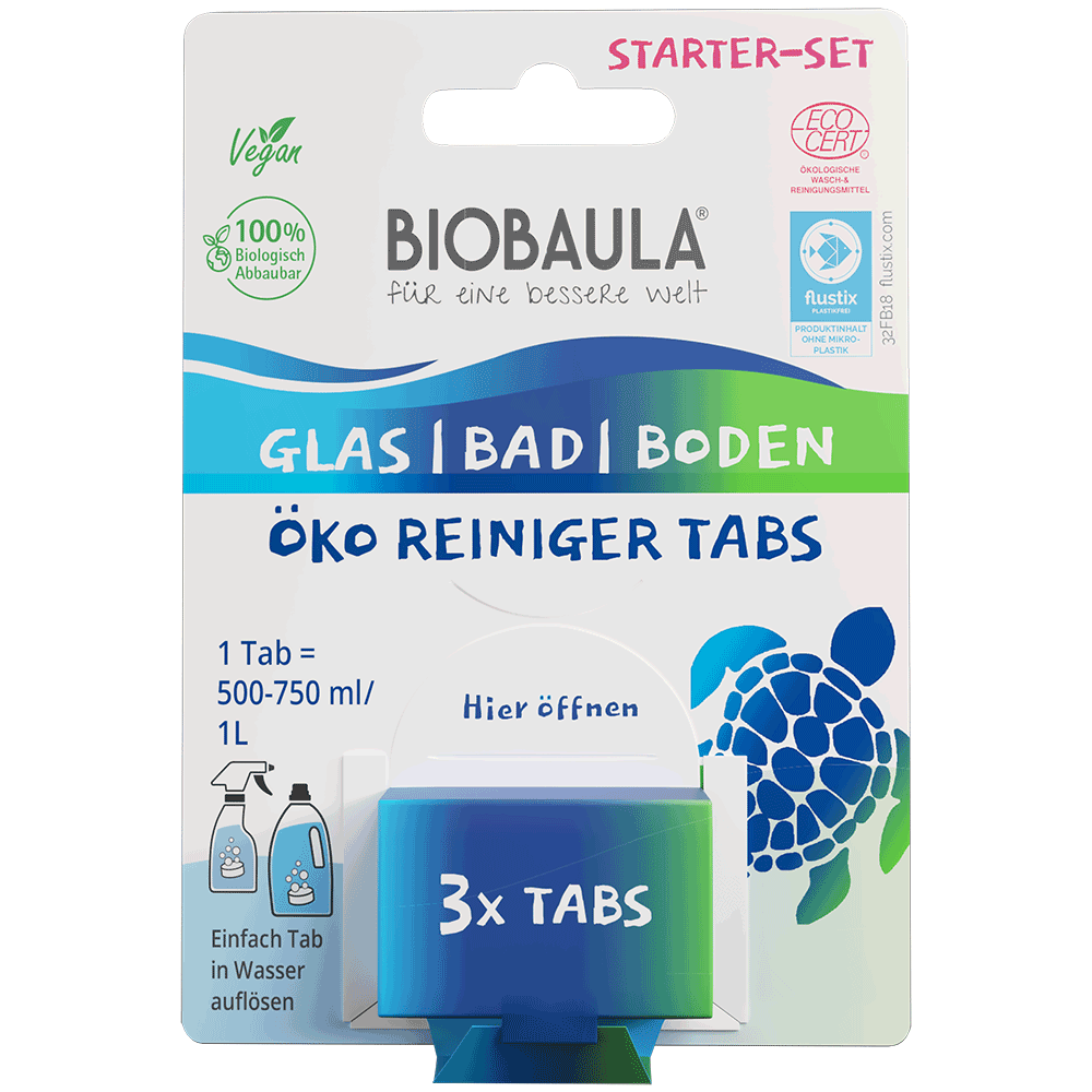 Bild: BIOBAULA Starterset Öko Reiniger Tabs 