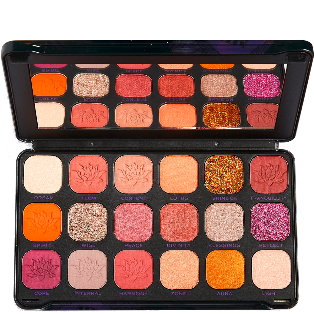 Bild: Revolution Forever Flawless Eyeshadow Palette good vibes namaste