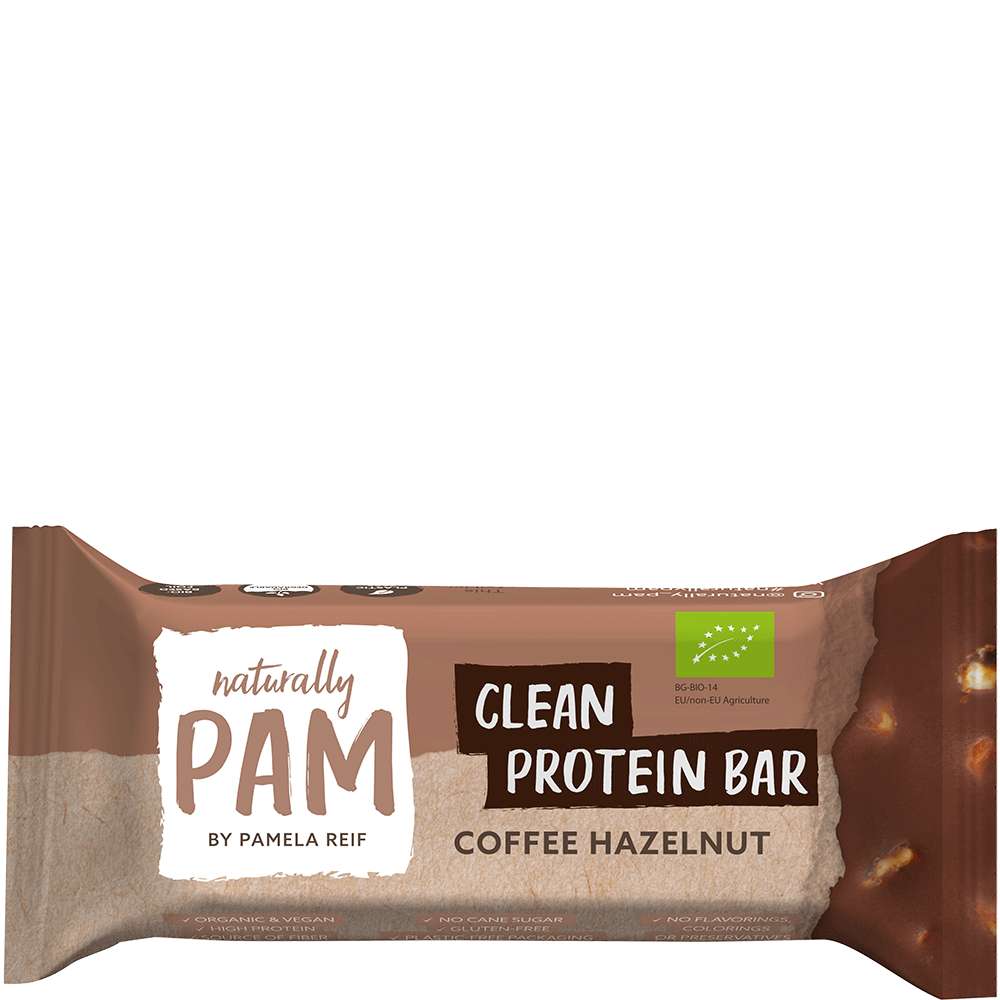 Bild: Naturally PAM by Pamela Reif Organic Protein Bar Coffee Hazelnut 