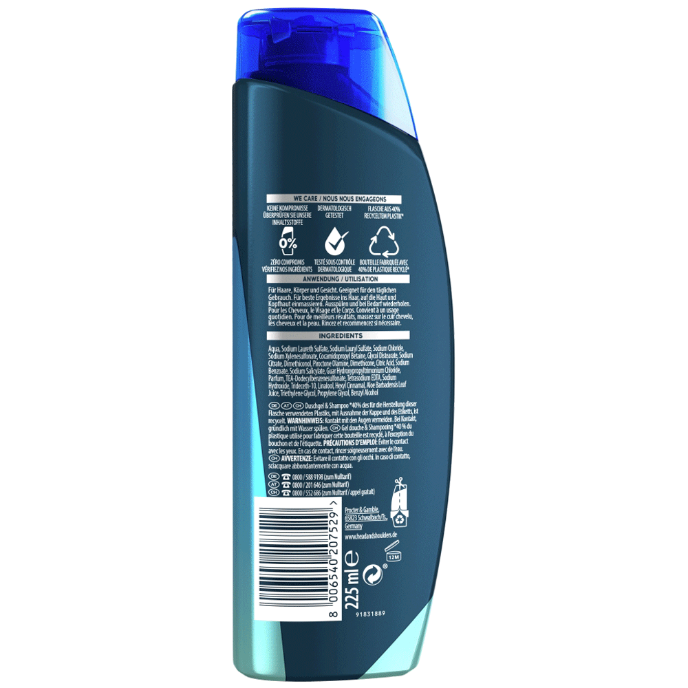 Bild: head & shoulders Sensitive Duschgel Und Shampoo 