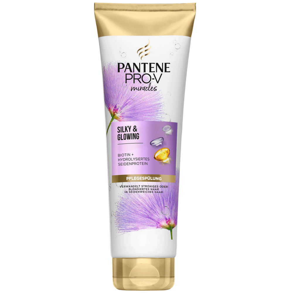 Bild: PANTENE PRO-V Pro-V Silky & Glowing Pflegespülung 