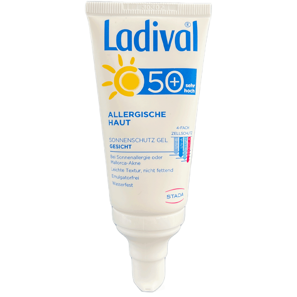 Bild: Ladival Sonnenschutz Gel Gesicht Allergische Haut LSF 50+ 