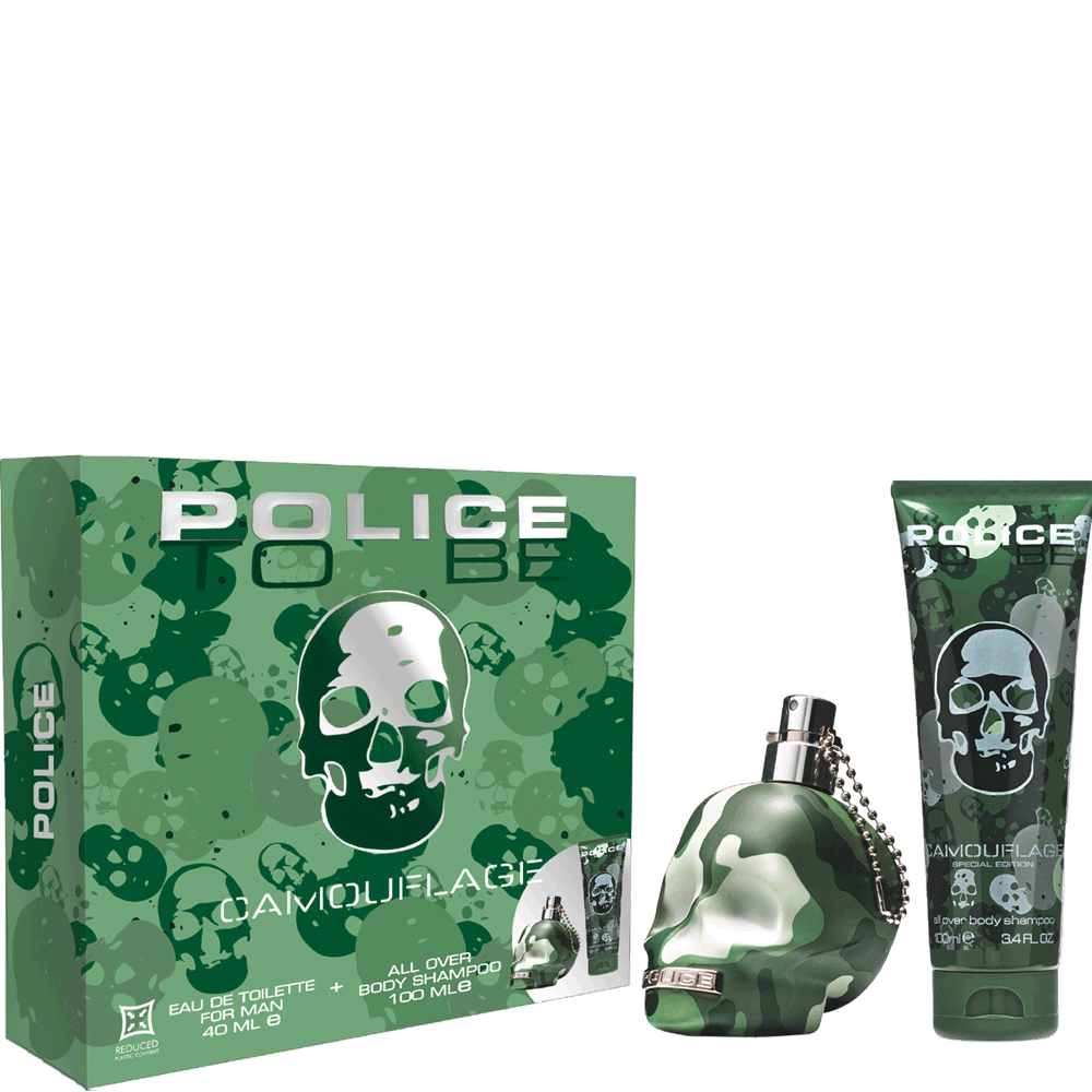 Bild: Police To Be Camouflage Geschenkset Eau de Toilette 40 ml + Duschgel 100 ml 