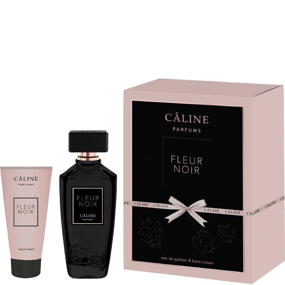 Bild: Caline Parfums Fleur Noir Geschenkset Eau de Parfum 60 ml + Handcreme 50 ml 