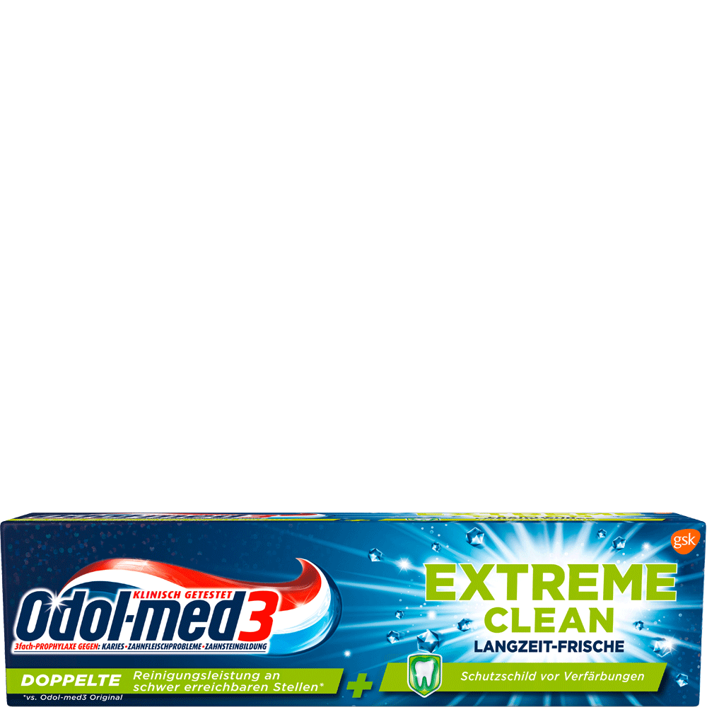 Bild: Odol-med3 Zahncreme Extreme clean Langzeit - Frische 