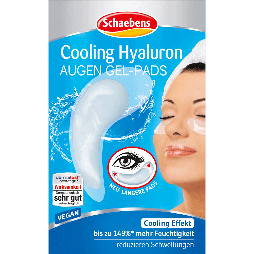 Bild: Schaebens Cooling Hyaluron Augen Gel-Pads 