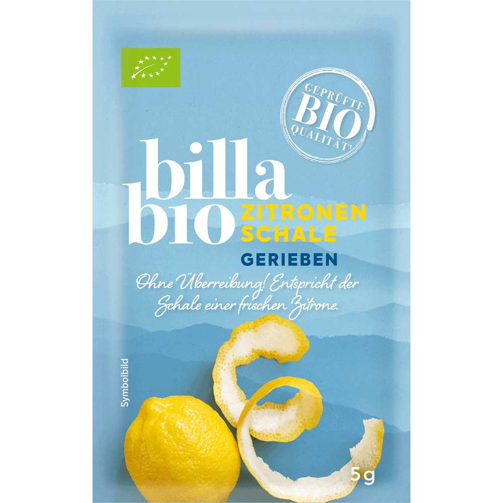 Bild: Billa Bio Zitronenschalen Gerieben 