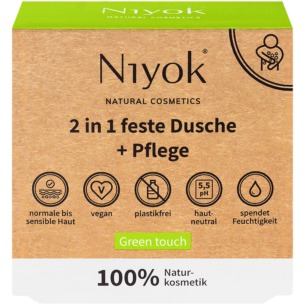 Bild: Niyok Feste Dusche + Pflege Green Touch 