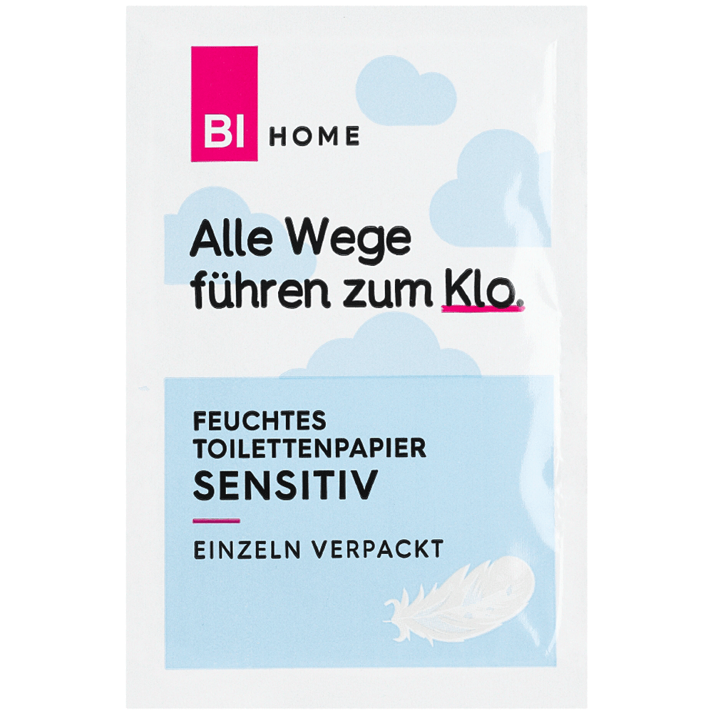 Bild: BI HOME Feuchtes Toilettenpapier Sensitiv To Go 