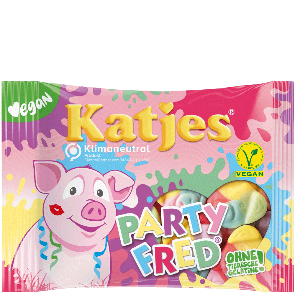 Bild: Katjes Party Fred Vegane Fruchtgummi 