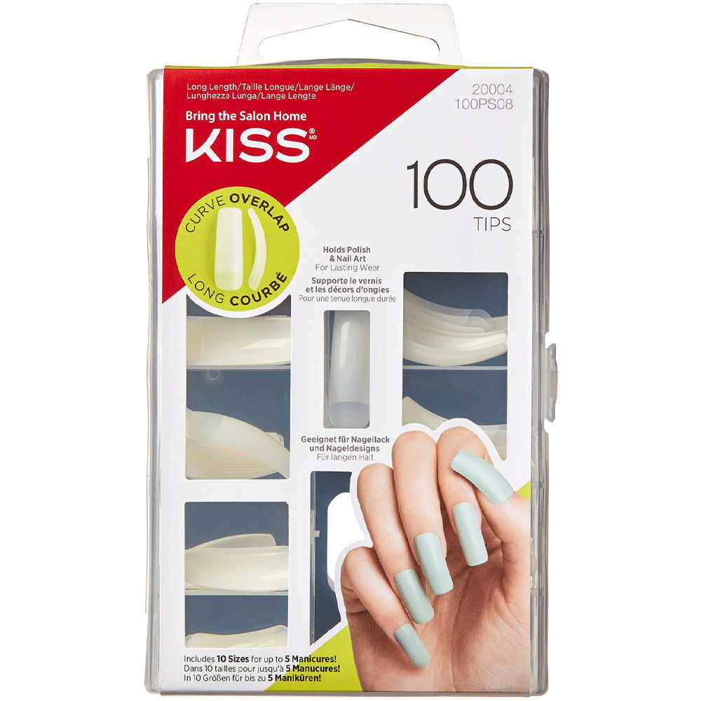 Bild: KISS 100 Tips Nails Curve Overlap 