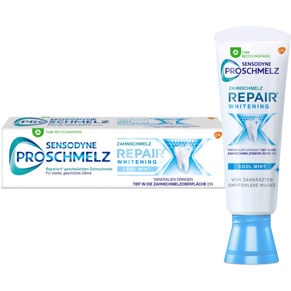 Bild: SENSODYNE Proschmelz Repair&Whitening 