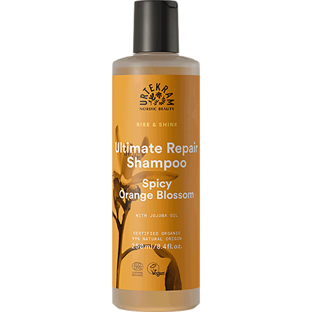 Bild: Urtekram Spicy Orange Blossom Repair Shampoo 