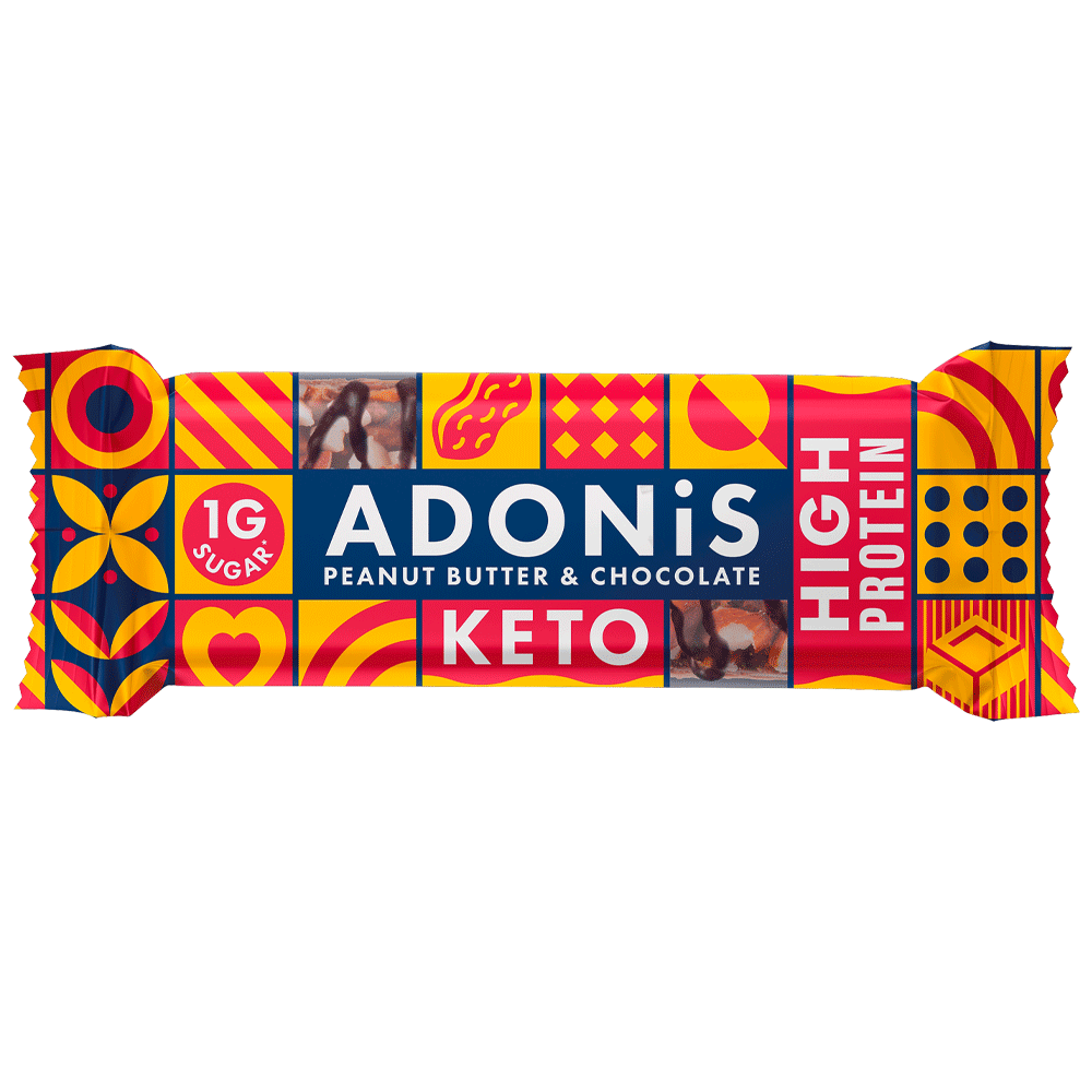 Bild: Adonis Keto Proteinriegel Peanutbutter Chocolate 