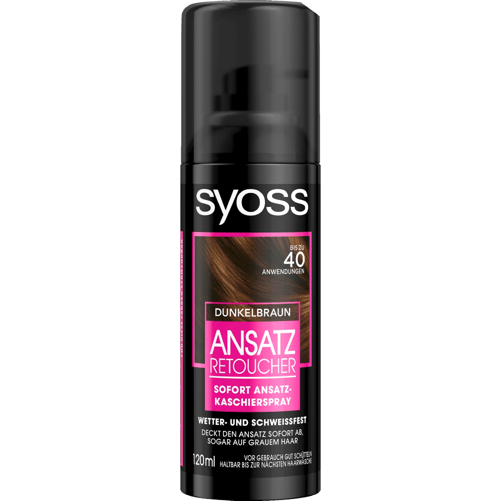 Bild: syoss Ansatz Retoucher Kaschierspray dunkelbraun