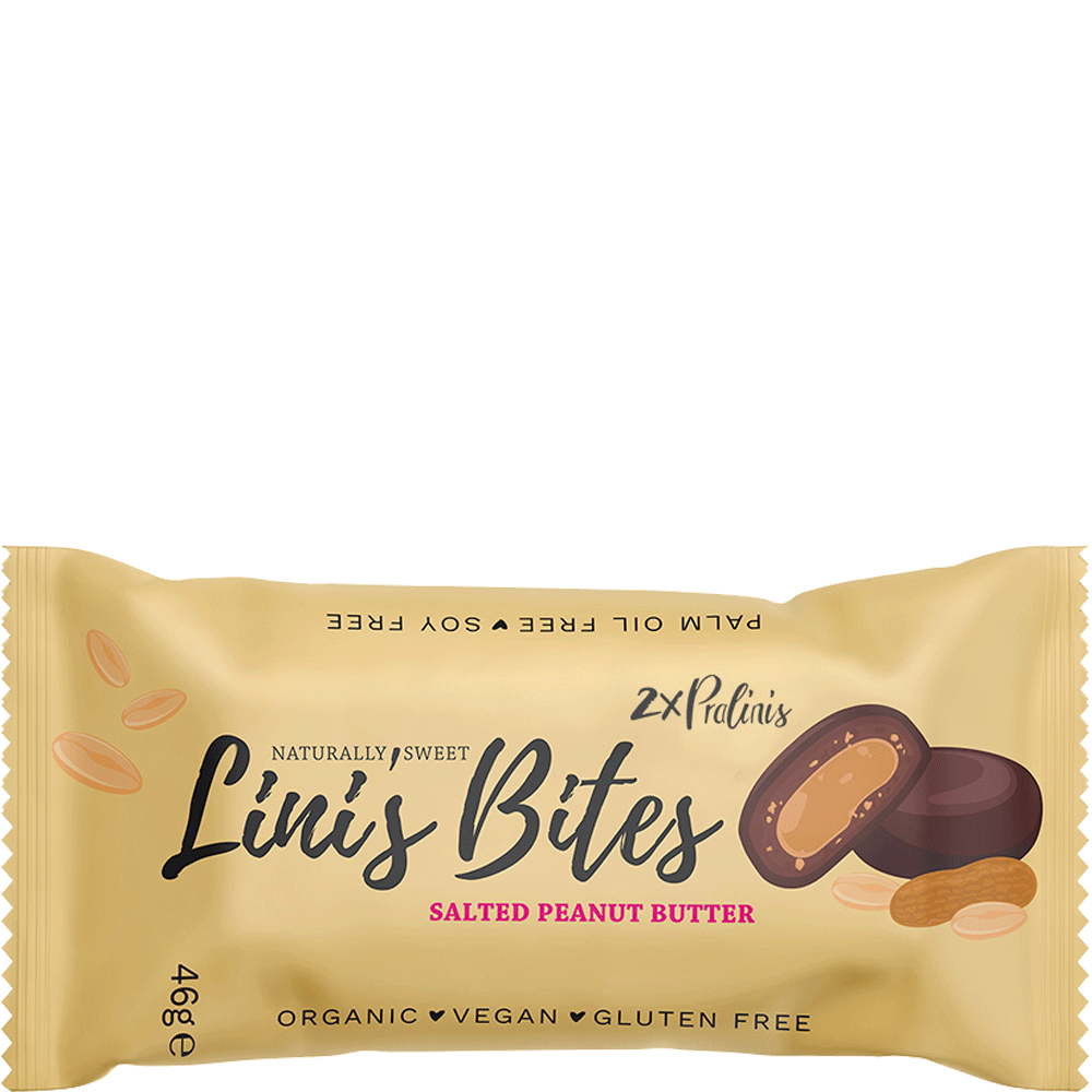 Bild: Linis Bites Pralinis Salted Peanut Butter 