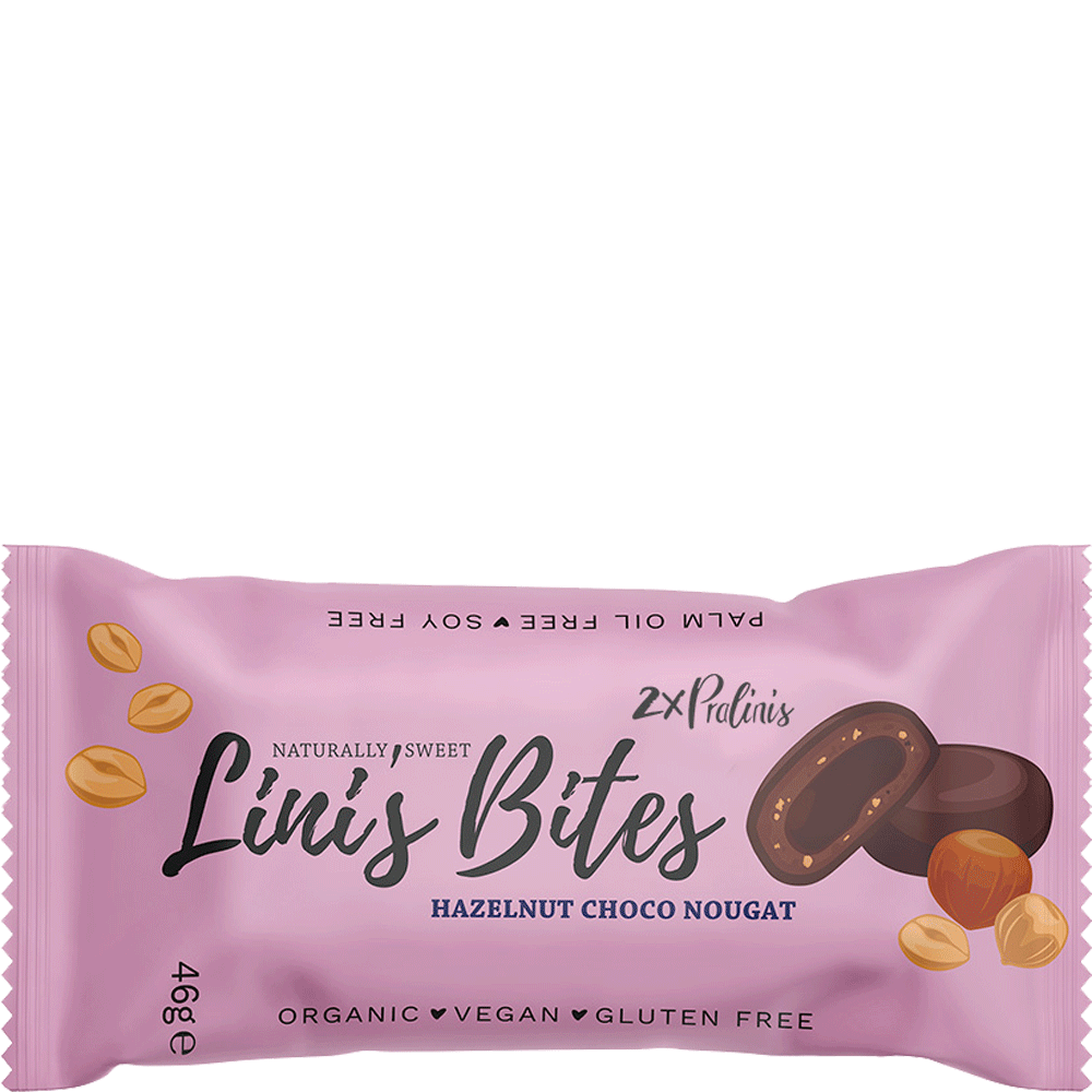 Bild: Linis Bites Pralinis Hazelnut Choco Nougat 