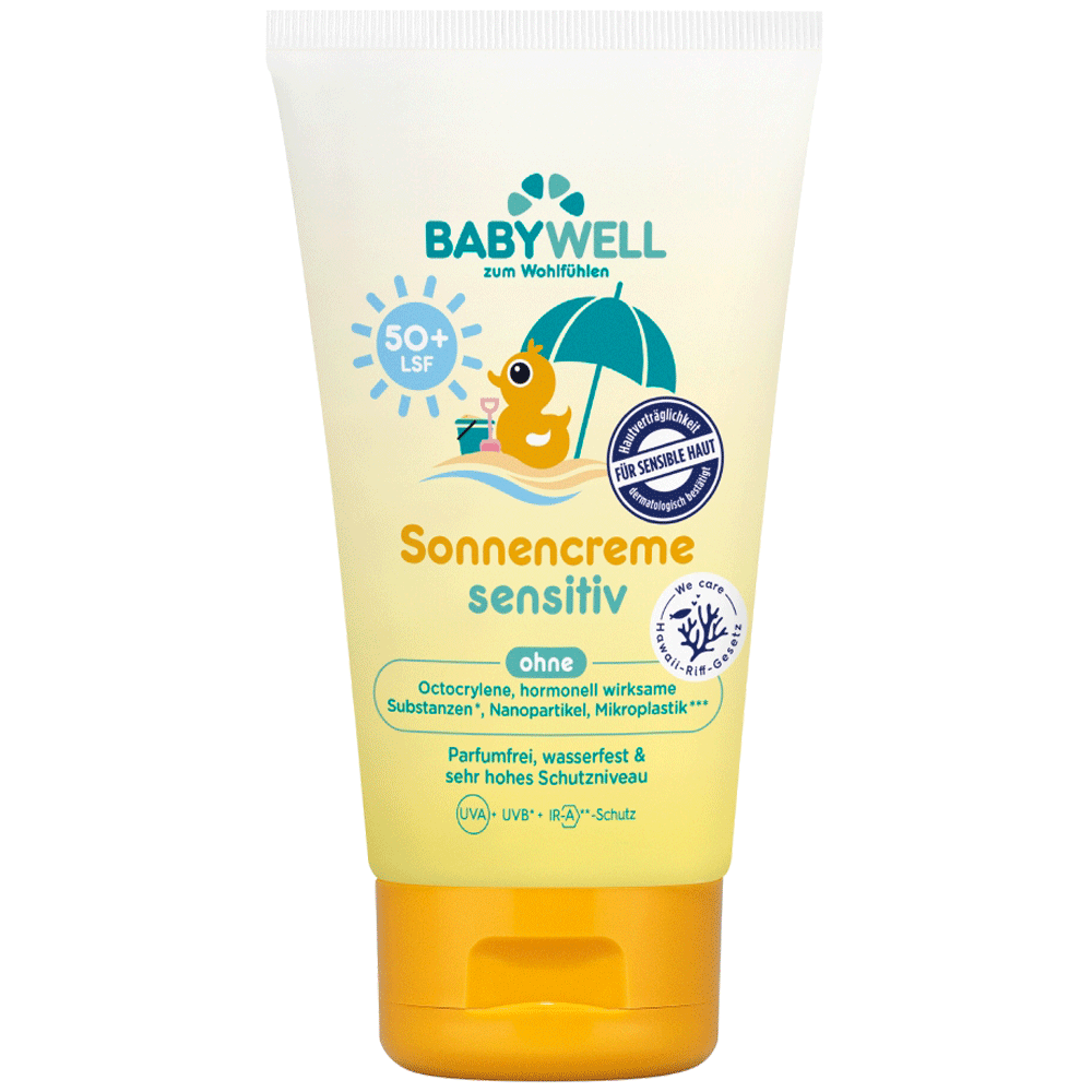 Bild: BABYWELL Sonnencreme LSF 50+ 